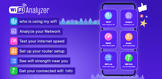 Wifi Analyzer-Fast &Speed test