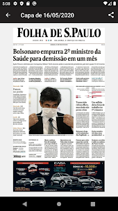 Capas Jornal Folha de S.Paulo