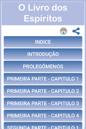 Android application O Livro dos Espíritos screenshort