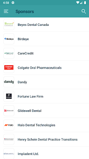 Android application California Dental Association screenshort