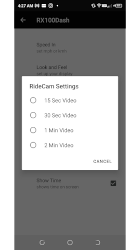 RX100dash Screen 3