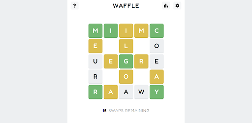 Waffle Daily Word Game