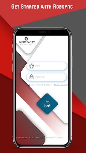 Android application ROBSYNC screenshort