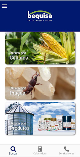 Android application Bequisa Pós-Colheita screenshort