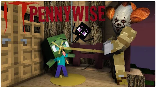 Pennywise Skin Mod For MCPE