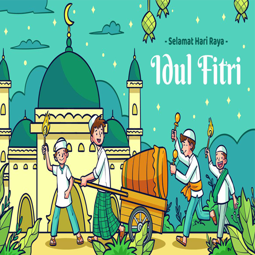 Idul fitri 2024 photo frames logo