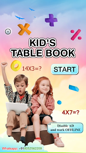 Kids Table Book