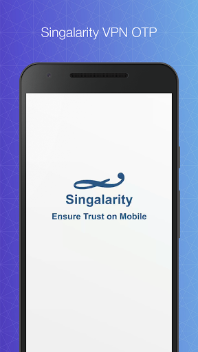 Android application Singalarity Advanced OTP screenshort