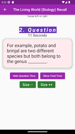 Practice Your Exam Screen 3