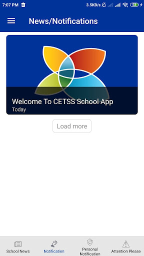 Android application CETSS screenshort