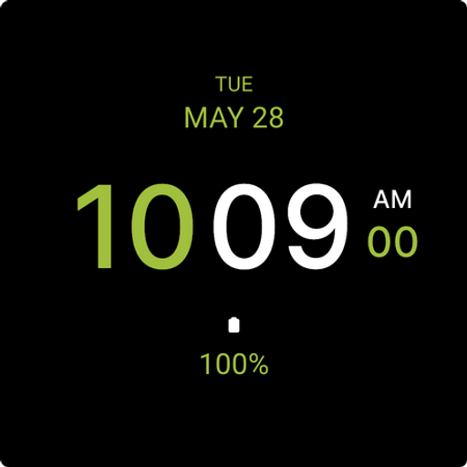 Black Pro Watch Face Logo