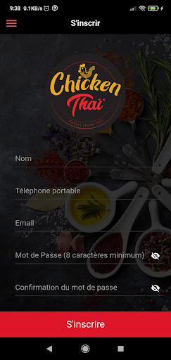 ChickenThaï Screen 2