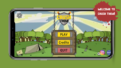 Android application CrushThem - Wave Survival screenshort