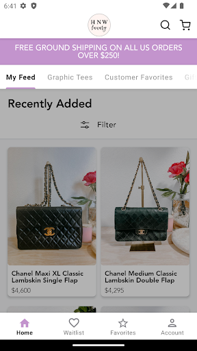 Android application Have Need Want Luxury screenshort