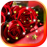 Red Roses Love live wallpaper icon