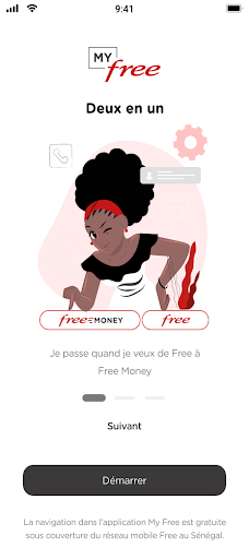 Android application MyFree screenshort