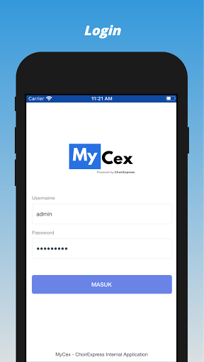 MyCex Screen 2