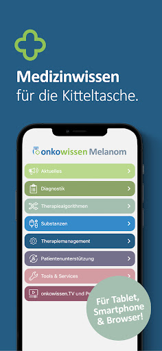 Android application Melanom onkowissen screenshort