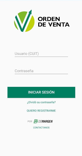 Android application ODV - Órdenes de venta screenshort
