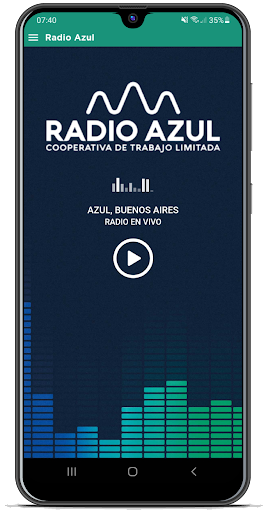 Android application Radio Azul LU10 screenshort