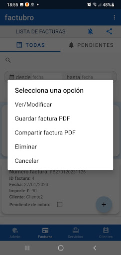 factubro Screen 3