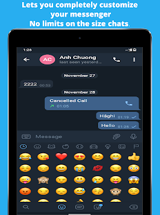 Video call and Chat Screenshot