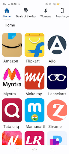 Android application All In One Online Shopping App screenshort