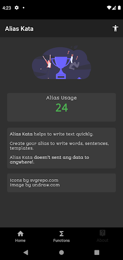 Alias Kata - Text Expander Screen 3