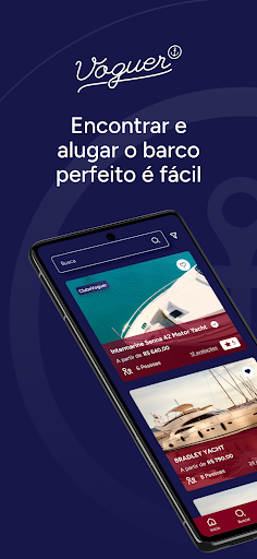 Android application Voguer - Aluguel de Barcos screenshort