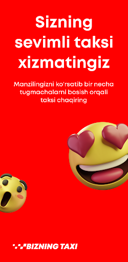 Android application BizningTaxi — taksi chaqirish screenshort