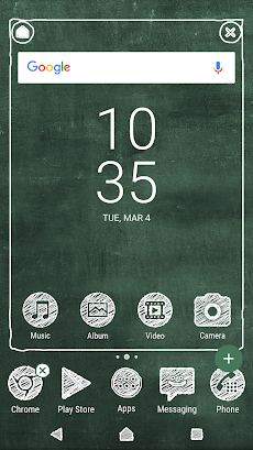 Green Board | Xperia™ Theme +のおすすめ画像5