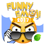Keyboard Sticker Funny emoji icon