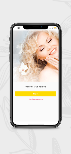 Android application La Belle Vie Mobile screenshort