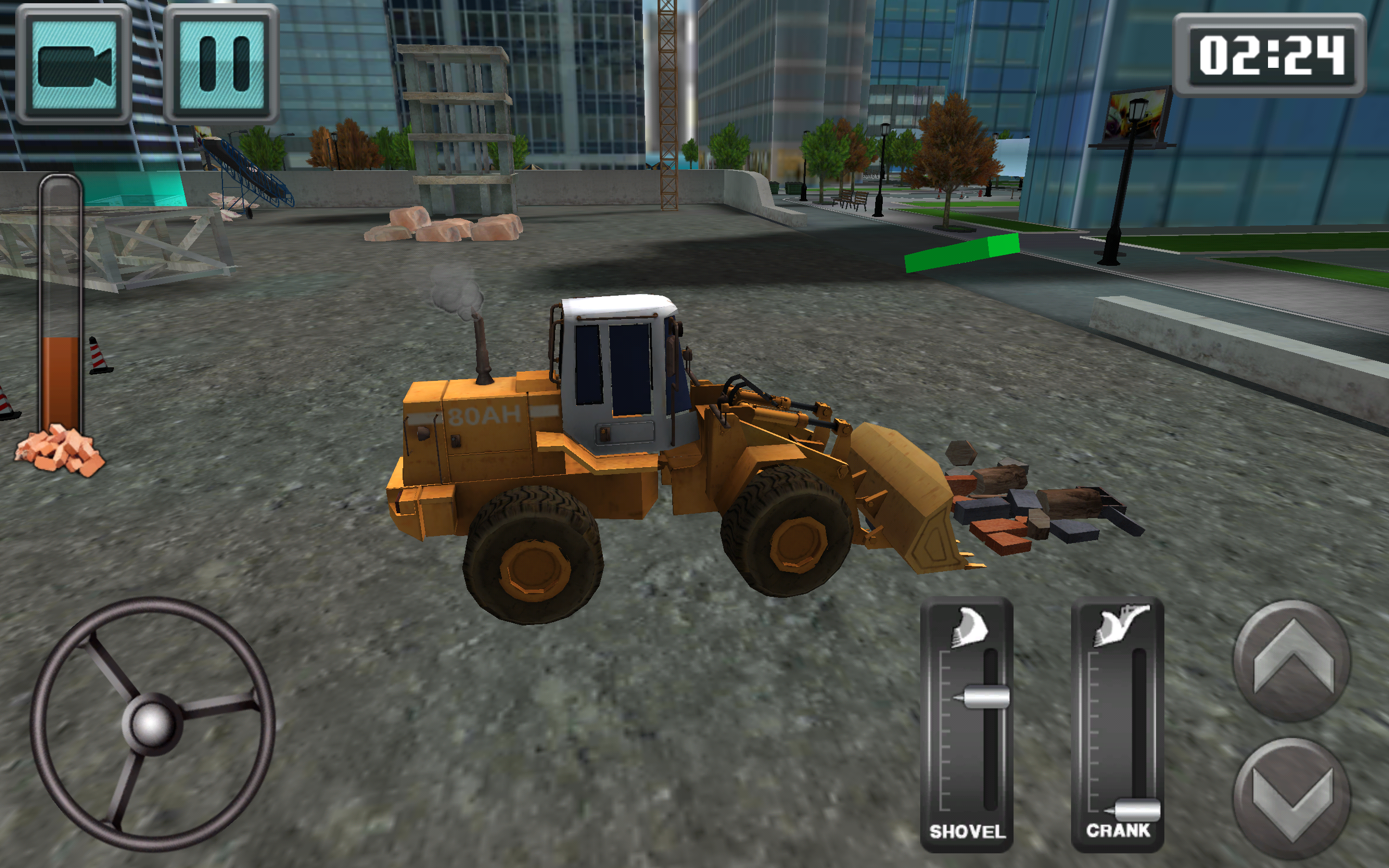 Android application Construction Loader Simulator screenshort