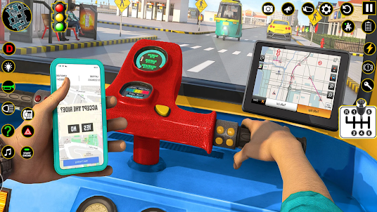 City Rickshaw: Simulator Games