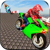 Fast Superhero Bike Stunt Racing icon