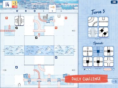 Екранна снимка на Railroad Ink Challenge