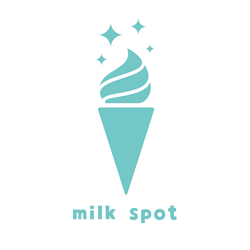 milk spot 茂木 logo