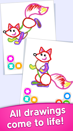 Game screenshot Bini Drawing games for kids apk download
