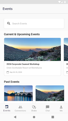 Screenshot of MPL Association Events