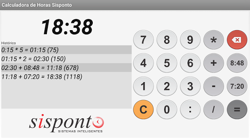 Calculadora de Horas Sisponto Screen 2