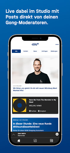 106,9 Radio Gong Würzburg Screen 2