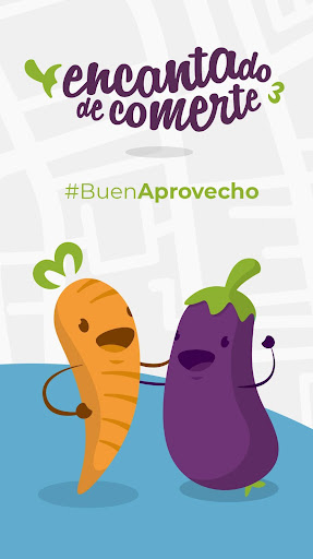 Android application Encantado de Comerte screenshort