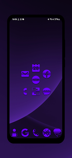 Screenshot of Purple Fused Metal Icon Pack