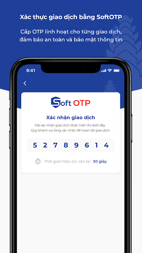 Android application BIDC Soft OTP Viet Nam screenshort