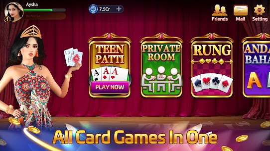 Taash Gold – Teen Patti Rung 3 Patti Poker Game MOD APK 1