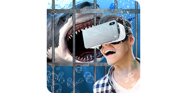 SHARK CAGE DIVING IN VR!  Shark Games in Virtual Reality (HTC VIVE PRO) 