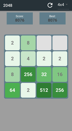 2048 brain puzzle game