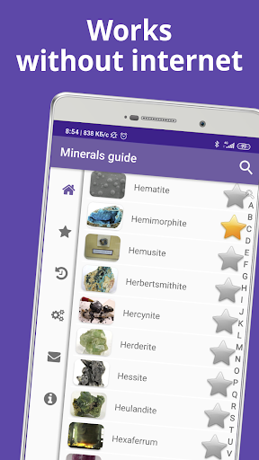 Minerals guide: Geology Screen 3