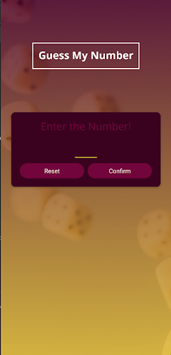 Android application Guess-Game screenshort